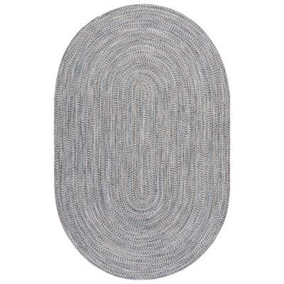Braided Hand Loomed Performance Solid Color Indoor Indoor/Outdoor Area Rug
