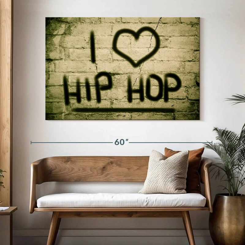 Tergel I Love Hip Hop, H 34 po x l 51 po