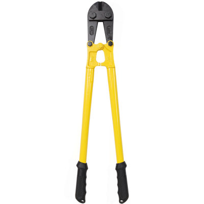 24" Heavy-Duty Medium Bolt Cutter for Fence, Steel Wire, Chain, Screws, Rivets & Medium Padlocks, Ergonomic Soft Rubber Grip Handle