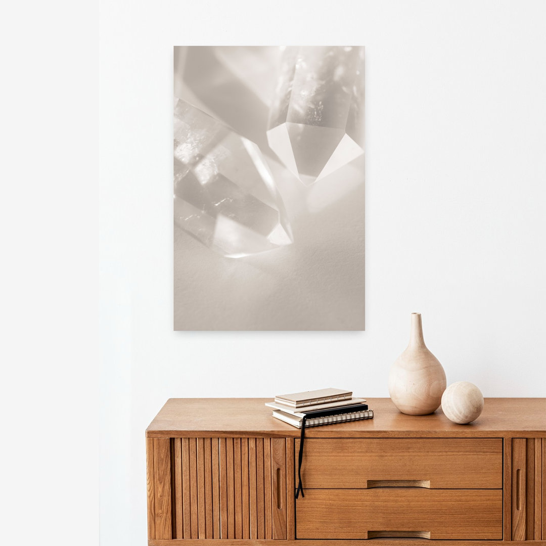 Crystals Abstract Contemporary Landscape Nature Wall Art Print