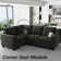 Velvet Corner Seat Module For Modular Sectional Sofa Couch Corner Sofa Couch Chair
