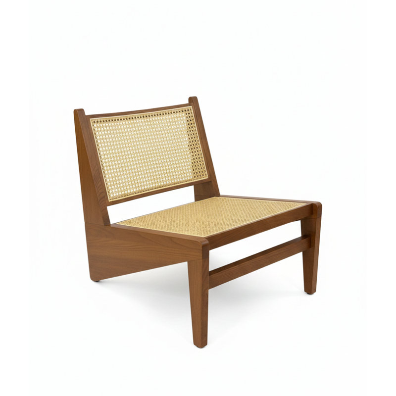 Chaise longue Dario Cane, Brun