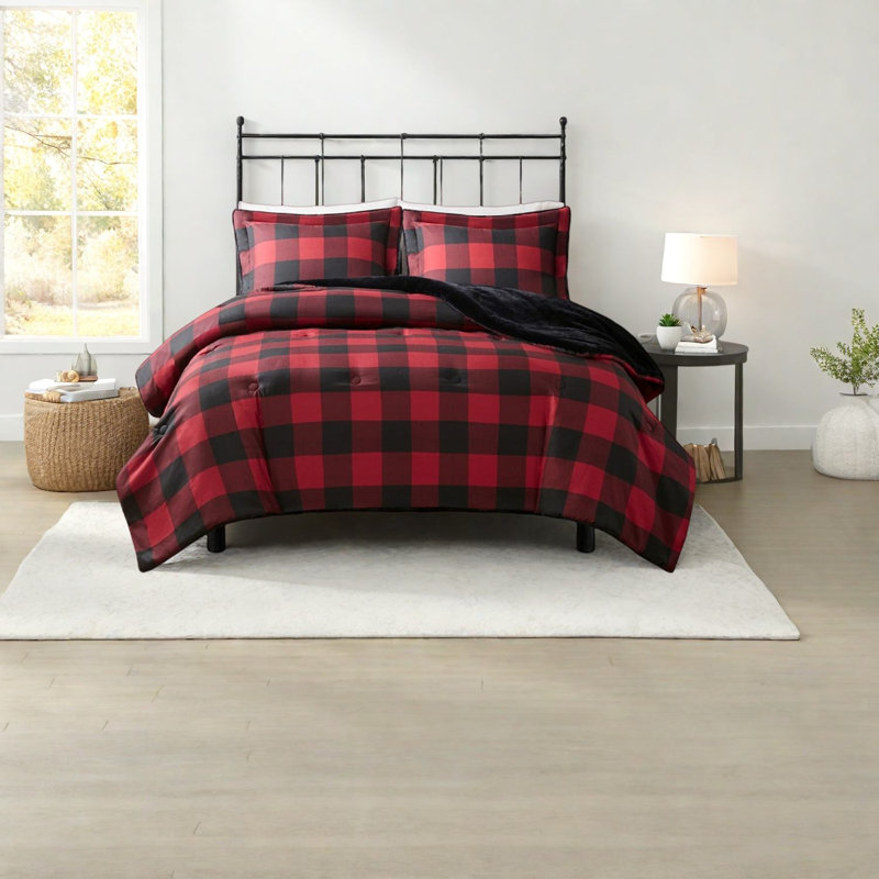 Cozy Comfort King Bedding Sets, Faux Wool Polyester Design