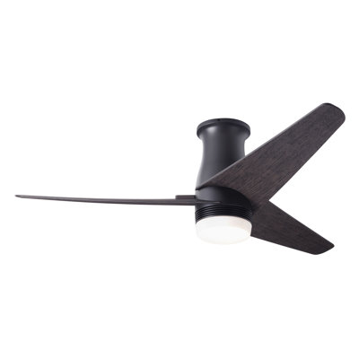 Velo LED Flush Mount Ceiling Fan