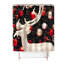 Rideau de douche avec crochets Jovann inclus