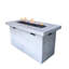Foyer de table d'extérieur au propane en béton renforcé de fibres H 25 po x l 42 po