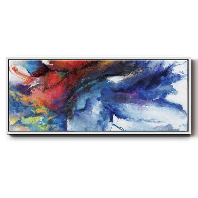 Éclat de couleur - Toile encadrée, H 24 po x l 60 po