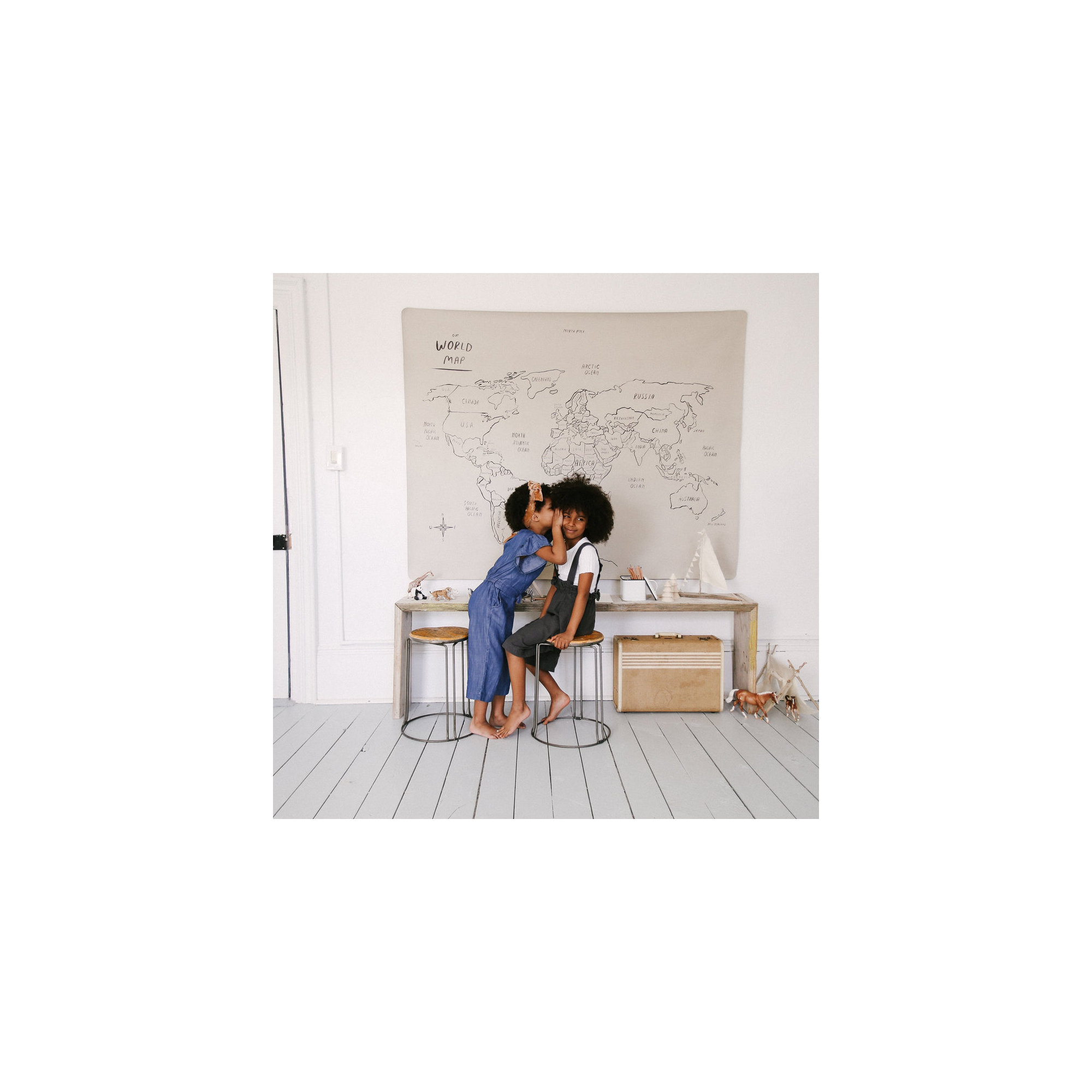 Suede Tapestry, 52" H x 76" W