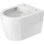 Toilette allongée murale Duravit Me par Starck 1,28 GPF avec chasse d'eau à haut rendement