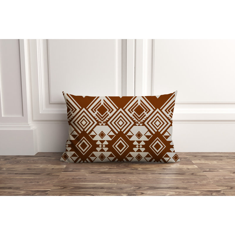 Housse et insert de coussin rectangulaire d'extérieur Tozi, Caramel