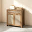 Buffet en rotin, armoire de rangement Farmhouse avec tablette réglable, armoire de cuisine Boho avec tiroir pour la salle à manger, la cuisine, le vestibule, le salon