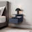 Nightstand 11.6" H, 1 Drawer, 3 Shelves, Alby Blue - Bedroom-971587992
