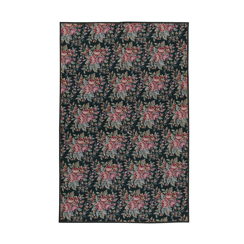 Handmade Wool Floral Area Rug