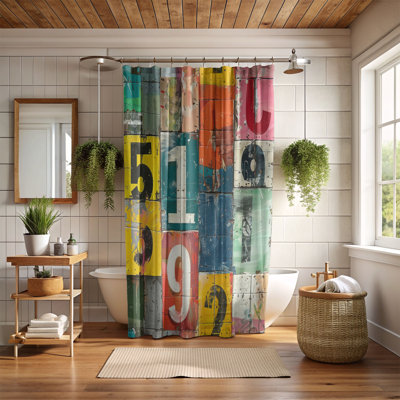 Rideau de douche Gleeful Mix - Premium