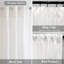 Paire de rideaux semi-transparents avec passe-tringle Janie-1509332974-1509332973