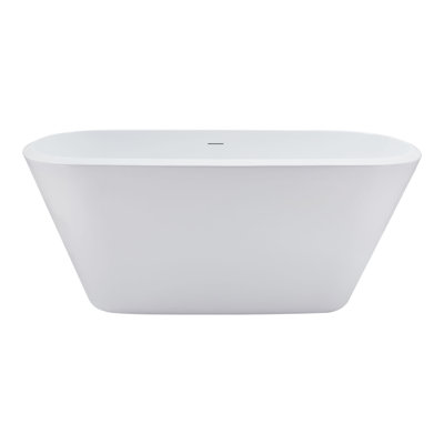 1501.1mm x 718.8mm Freestanding Soaking Acrylic Bathtub