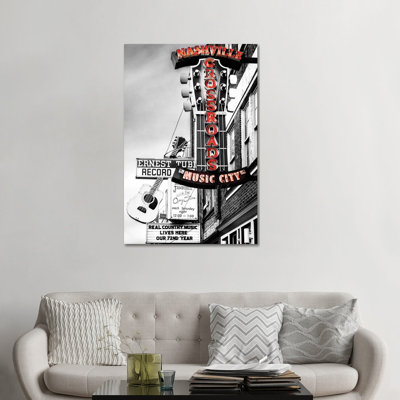 Nashville Music City Red par Susanne Kremer - reproduction de photo