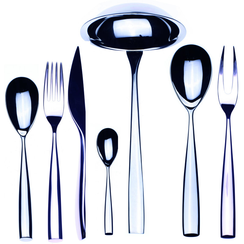 Arte Flatware Set - 51 Pieces - Stainless Steel
