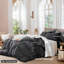 Ensemble de housse de couette à rayures 100% coton lavé MooMee-124390642-105229475