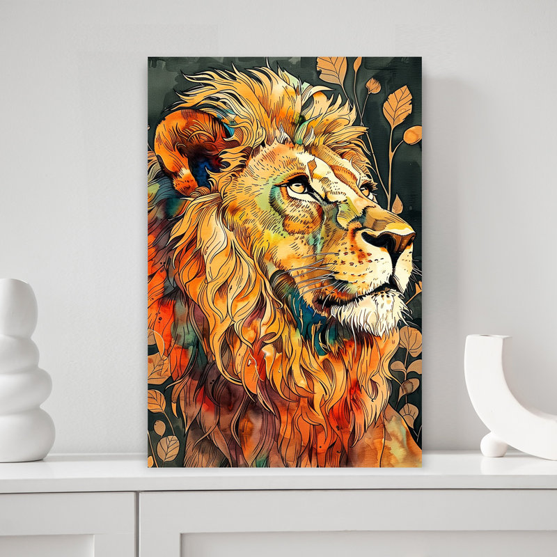 «Tropical Tropical Lion», H 18 po x l 12 po