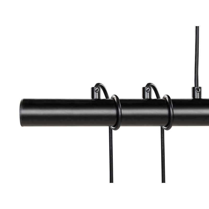 Tutaki 4 - Light Matte Black Cluster Pendant