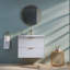 Ensemble de meuble-lavabo simple mural moderne 30 po 30 po