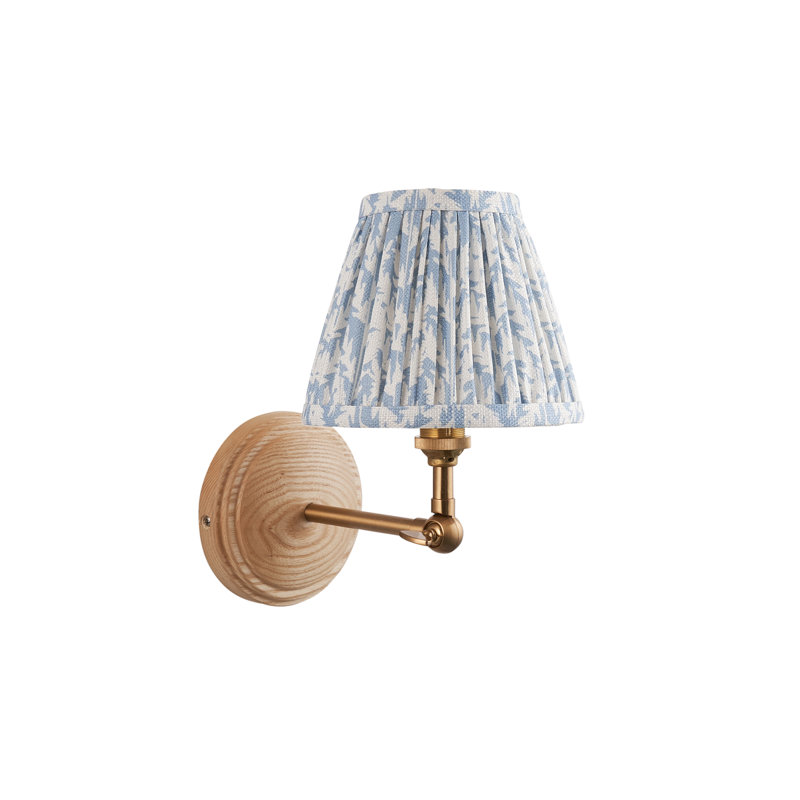 Wood Wing Armed Sconce