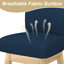 Tabouret de bar et de comptoir pivotant en bois massif Malakeh (ensemble de 1/2/4)-1275975469-1275975636-1276884711