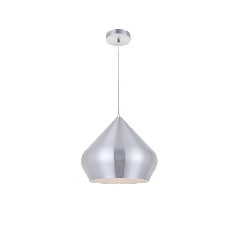 Bronwood 1 - Light Single Pendant, Honey Gold, 12.3" H x 14" W x 14" D