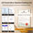 Chardip LED Bathroom Mirror with Lights, Frameless mirror,Vanity LED Mirror,Anti fog, tri colored light