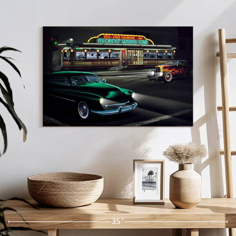 Mickey's Diner I, H 16 po x l 24 po