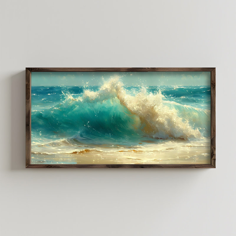 Elegant Decorative Framed Painting, 23.6 x 47.2 x 0.1 inches | 100% MDF with 3 mm Thickness, Beautifully Framed in 100% Spruce | Perfect for Home or Office Decor, Adds Style and Sophistication to Any Space