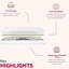Grand lit blanc 9 po Matelas à ressorts ensachés, housse en tricot doux, soutien, soulagement des pointes, mousse à ressorts compressés pour la détente, Edge - Us,-1185518449