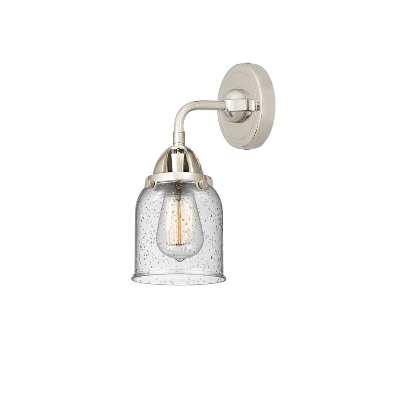 Shauna Armed Sconce, LED, Polished Nickel