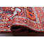 Tapis rectangulaire en laine noué à la main de conception unique 5 pi 1 po x 6 pi 11 po Naphtali