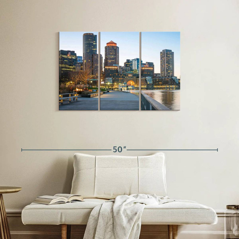 Nicci Boston Harborwalk, 24" H x 38" W