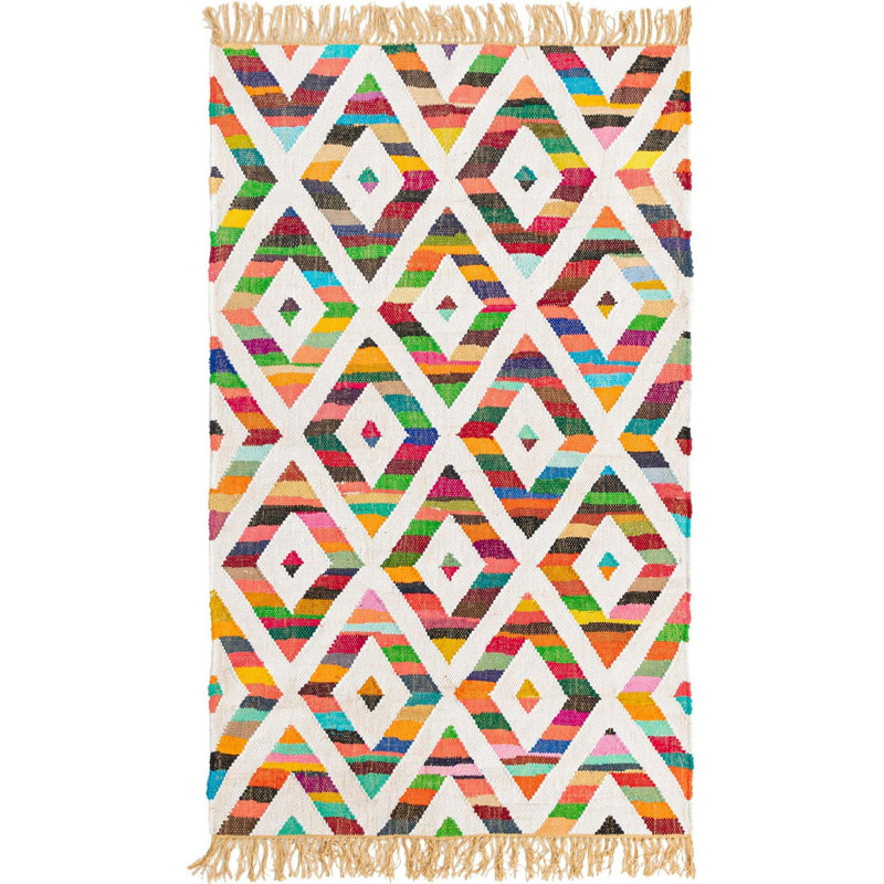 Montclair Cotton Chevron Indoor Rug, Rectangle 4'1" x 6'1"