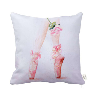 Ballerina Reversible Throw Pillow