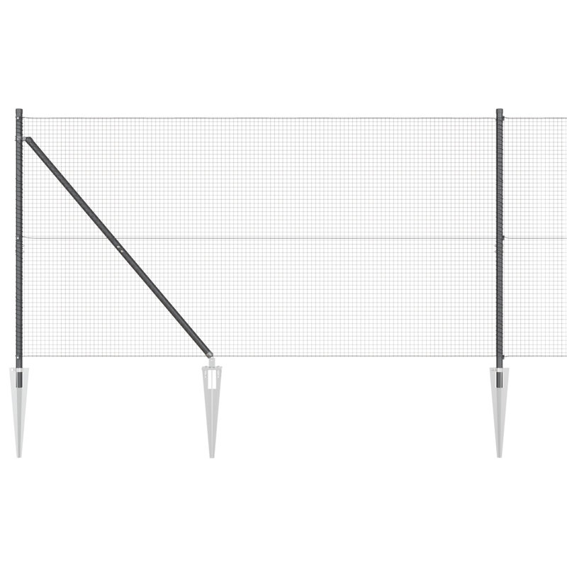 120cm H x 2500cm W Steel Border Fencing
