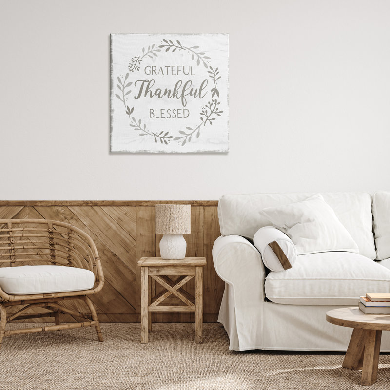 Art mural sur toile Cottage Gratitude, par Val Rhodes, H 30 po x l 30 po