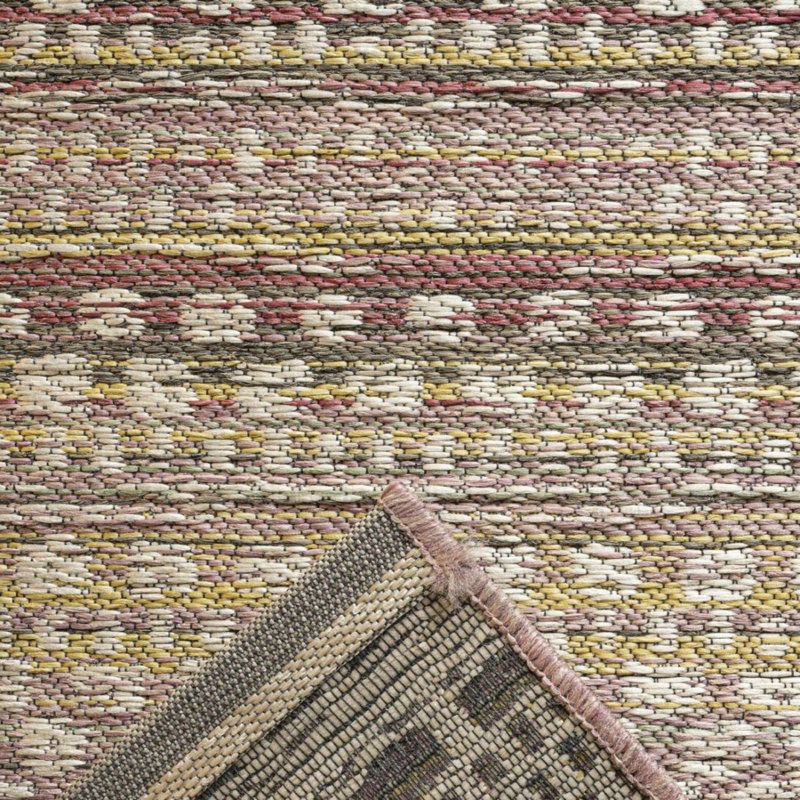 Marlys Striped Indoor / Outdoor Area Rug, Rectangle 80 x 150cm