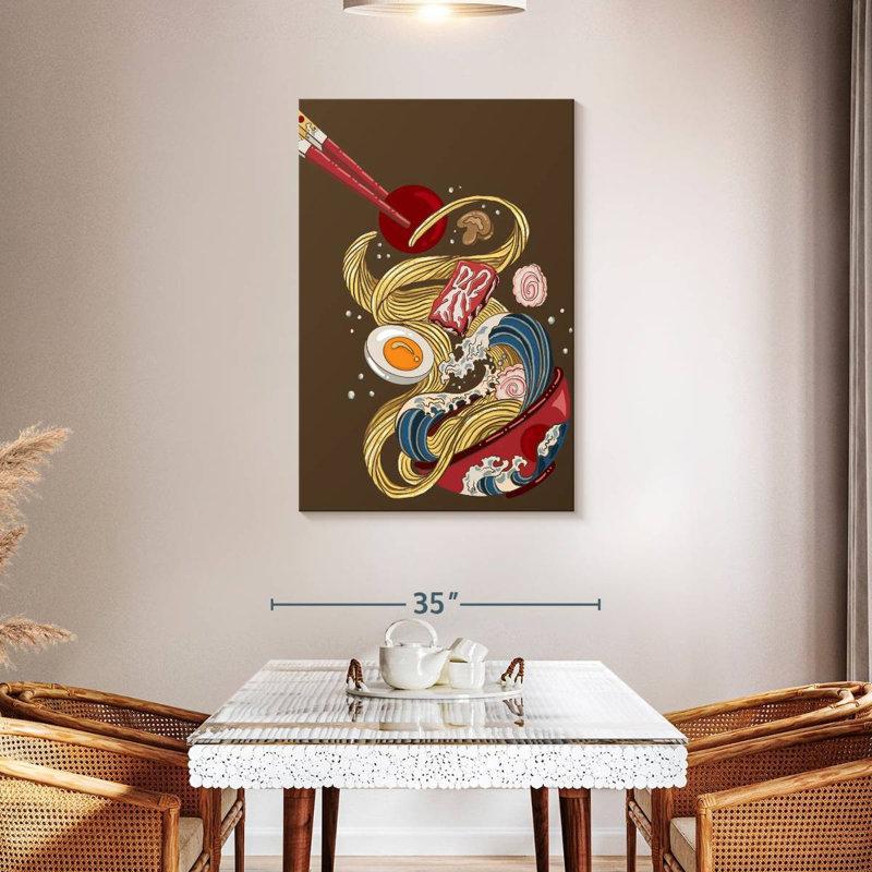Ramen japonais Yarlin, H 45 po x l 30 po