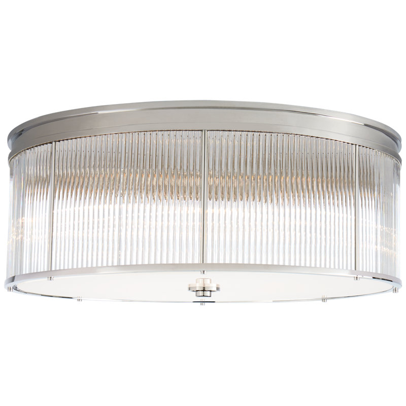 Ralph Lauren Allen 6 - Light Flush Mount, Polished Nickel