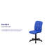 Mid-Back Quilted Vinyl Swivel Task Office Chair-1225113997-1225114006