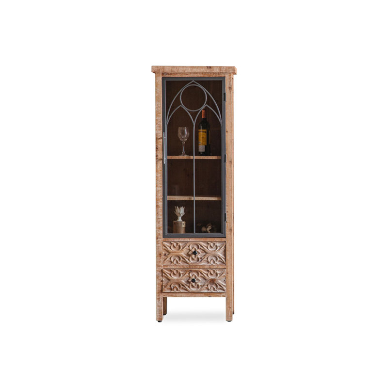Vitrines en bois massif Burlywood