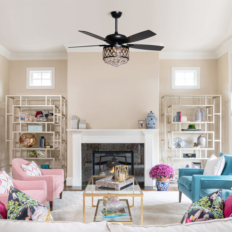 Wilcher 52'' Ceiling Fan with Light Kit