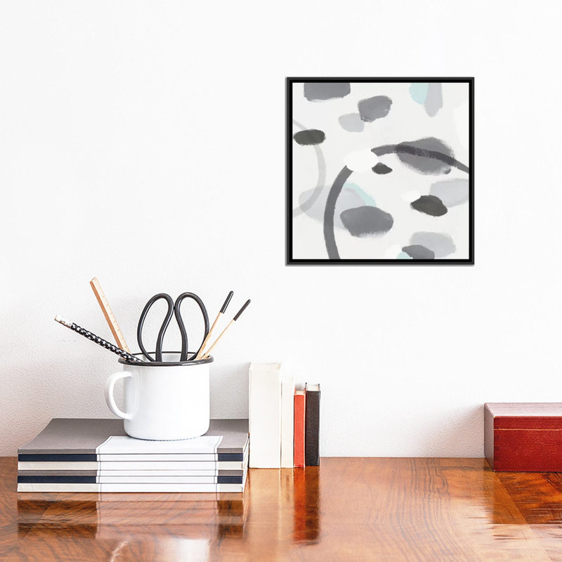 Impression sur toile, H 18 po x l 18 po x P 1,5 po, Toile avec cadre noir, Pas de tapis