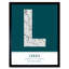 Leeds England United Kingdom City Map by Wee Blue Coo - Single Picture Frame Typography