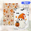  Serviette de cuisine en microfibre d'Halloween, linges à vaisselle réutilisables absorbants, décoration résistante à la décoloration, 16 po x 24 po, conception de bonnet fantôme orange-1058271914