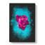 Fuscia Pink Dying Rose - Wrapped Canvas Painting-56640104